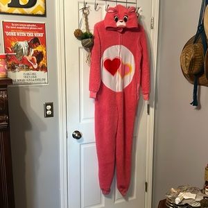 Care Bears Tenderheart Bear, zip up onesie. X small,